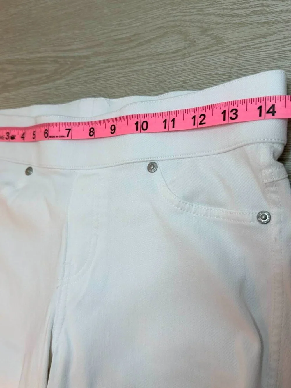 Simply Vera Vera Wang Women's Simply Vera White Bermuda Shorts M - Picture 9 of 12